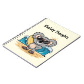 Cartoon Koala Notitieboek (Linkerzijde)