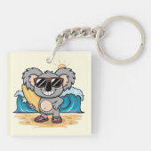 Cartoon Koala Sleutelhanger (Achterkant)