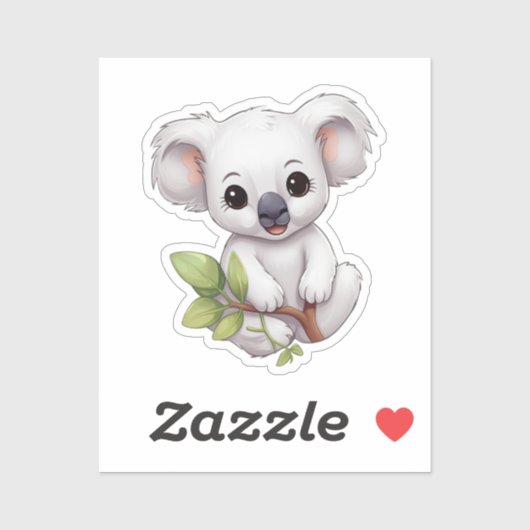 Cartoon koala sticker (Vel)