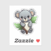 Cartoon koala sticker (Vel)
