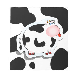 Cartoon koe, blocnote