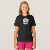 Cartoon Koe Girls T-Shirt (Voorkant volledig)