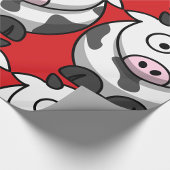 Cartoon Koe Glanzend opvulpapier Cadeaupapier