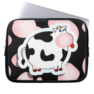 Cartoon koe, laptophoes laptop sleeve