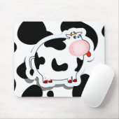 Cartoon koe mousepad muismat (Met muis)