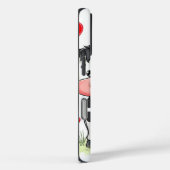 Cartoon Koe paar liefde Case-Mate iPhone Case (Achterkant / Rechts)