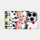 Cartoon Koe paar liefde Case-Mate iPhone Case (Achterkant (horizontaal))