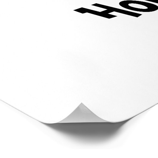 Cartoon Koe Poster (Hoek)