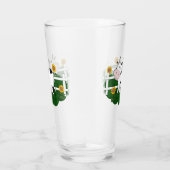 Cartoon Koe Scene 16 oz Drankglas Glas (Rechts)