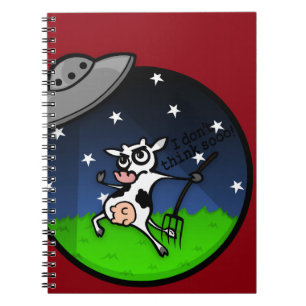 CARTOON KOE SPIRAAL NOTITIEBOEK