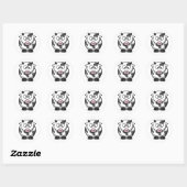 Cartoon Koe Stickers (Vel)