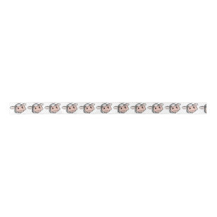 cartoon koe zwart wit roze zoen grijs boerderij satijnen lint