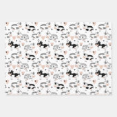 Cartoon Koeien en Koe afdrukken Inpakpapier Vel (Voorkant)