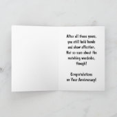 Cartoon Koeien Jubileum Gefeliciteerd Kaart (Binnen)