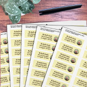 Cartoon-koeienschilderij Paaseieren Etiket