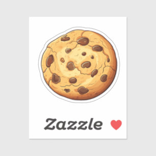 Cartoon koekje sticker