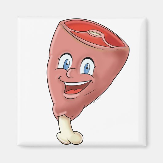 Cartoon Koelkast Magneten Collectie | Vlees (Voorkant)