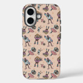 Cartoon koffieboon dansfeest Case-Mate iPhone case (Achterkant)