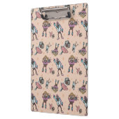 Cartoon koffieboon dansfeest klembord (Links)