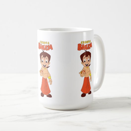 cartoon koffiemok (Voorkant rechts)