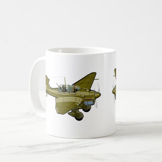 Cartoon Koffiemok (Voorkant links)
