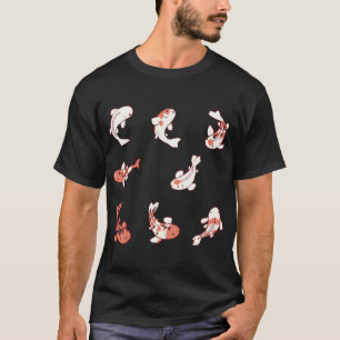Cartoon Koi vis pakket T-shirt