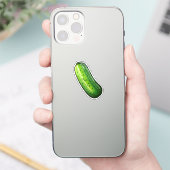 Cartoon komkommer sticker (Telefoon)