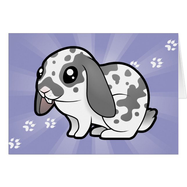 Cartoon Konijn (flauwvallen) (Voorkant Horizontaal)