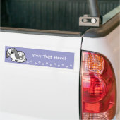 Cartoon Konijn (flauwvallen) Bumpersticker (Op Truck)