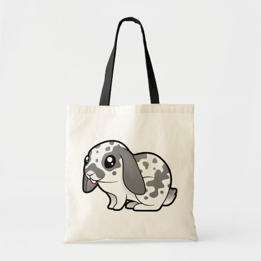 Cartoon Konijn (flauwvallen) Tote Bag (Voorkant)