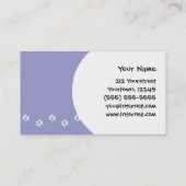 Cartoon Konijn (flauwvallen) Visitekaartje (Achterkant)