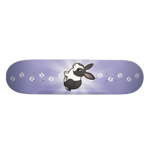 Cartoon konijn (opgezuiverd haar) persoonlijk skateboard