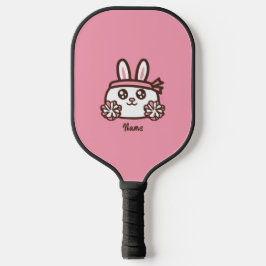 Cartoon konijn pickleball paddle