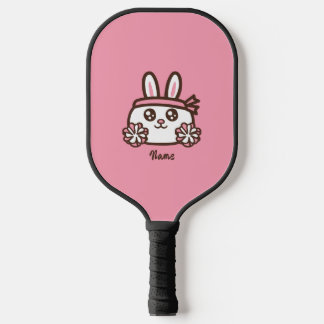 Cartoon konijn pickleball paddle