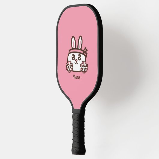 Cartoon konijnenpaddle pickleball paddle (Links)