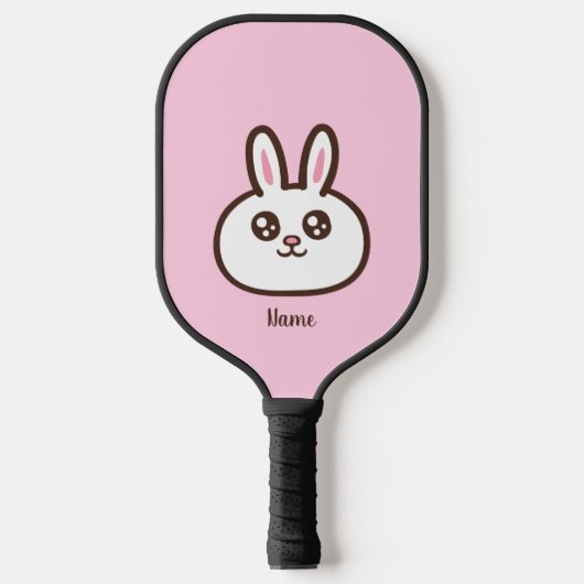 Cartoon konijnenpaddle pickleball paddle (Voorkant)