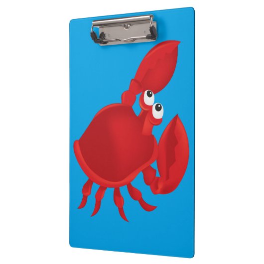 Cartoon krab klembord (Links)