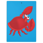 Cartoon krab klembord (Achterkant)