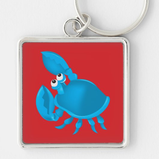 Cartoon krab sleutelhanger (Voorkant)