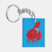 Cartoon krab sleutelhanger (Voorkant Links)