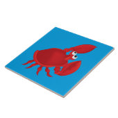 Cartoon krab tegeltje (Zijkant)