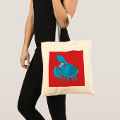 Cartoon krab tote bag (Voorkant (product))