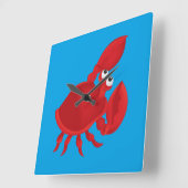 Cartoon krab vierkante klok (Hoek)