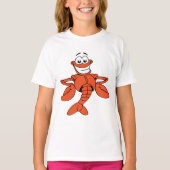 Cartoon kreeft meisjes T-shirt (Voorkant)