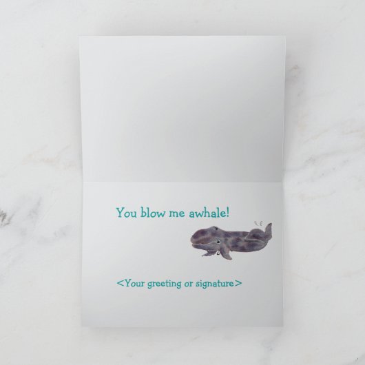 Cartoon Krill bedankkaart (Binnen)