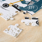 Cartoon Krokodil:  dierenbehang Legpuzzel (Zijkant)