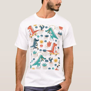 Cartoon Krokodil: dierenbehang T-shirt