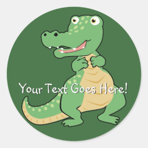 Cartoon Krokodil Sticker