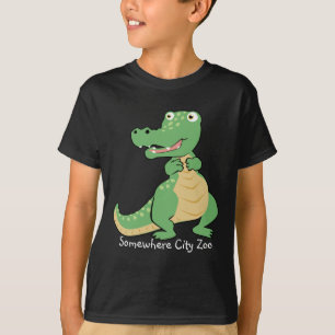 Cartoon krokodil T-shirt