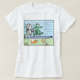 Cartoon Krokodille Shirt voor vrouwen